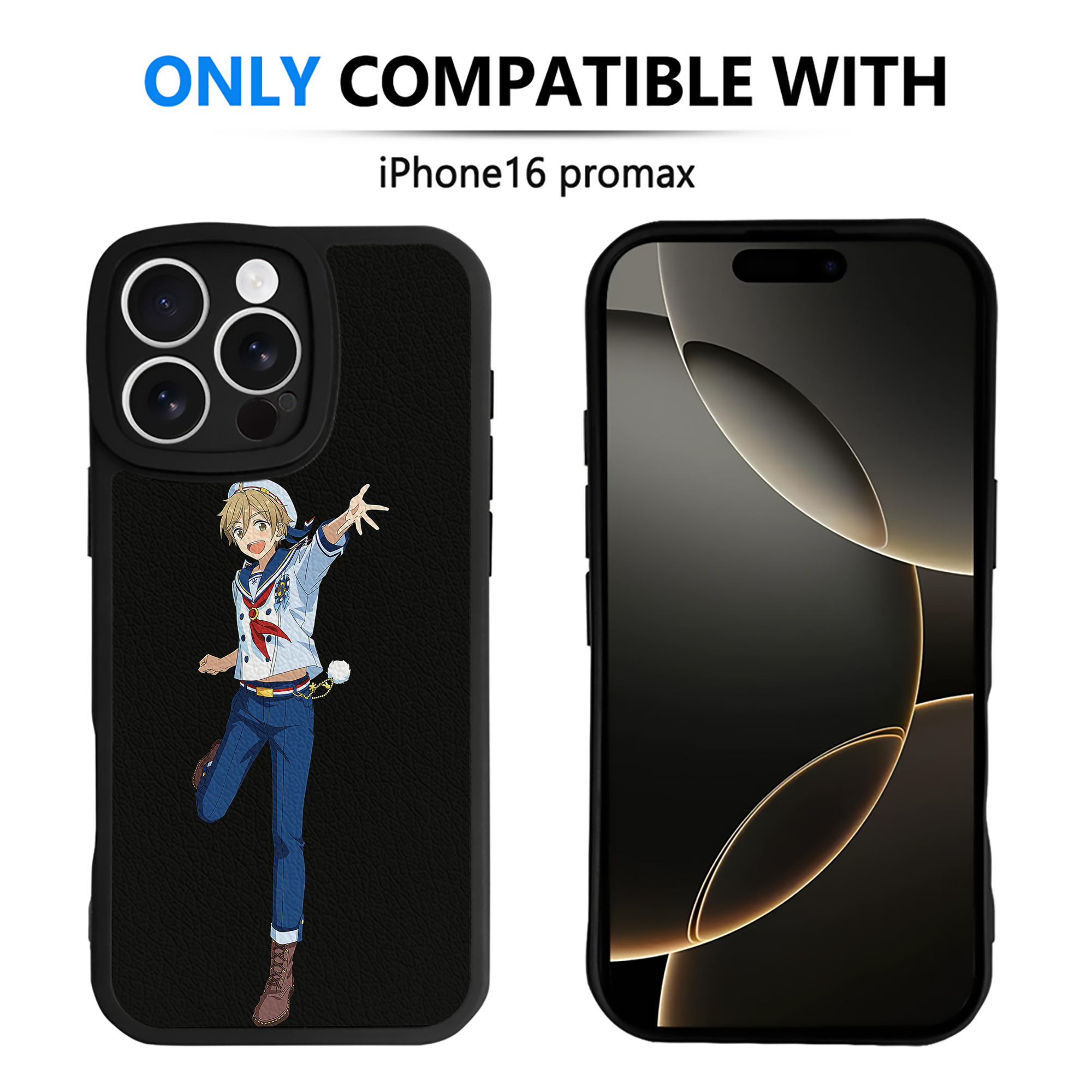 （画像用） あんさんぶるスターズ! Ensemble Stars 【iPhone 16シリーズ対応】シリコンスマホケース（レザー調） 材質：シリコン